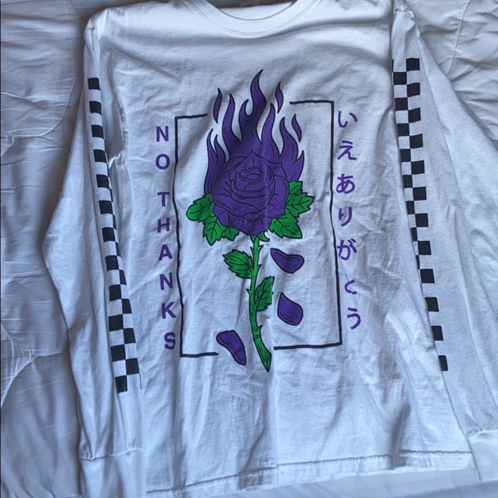 White long sleeve shirt